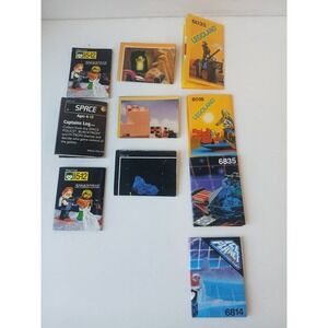 Vintage LEGO Instruction Manuals Lot Space Police Legoland Ice Planet 6035 6835